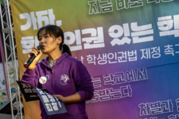 정치하는엄마들 남궁수진 활동가 (촬엉: 이슬하)